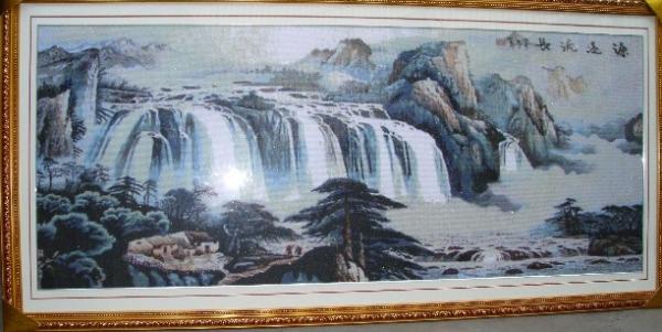 源远流长2 十字绣 长1米7 宽0.8米-居家生活-杭