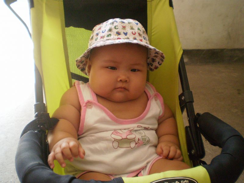 我家的小胖胖四个月了