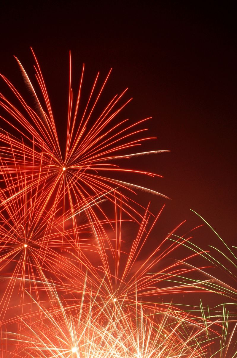 线条,杨柳,火树银花~烟花可以有那么多种美